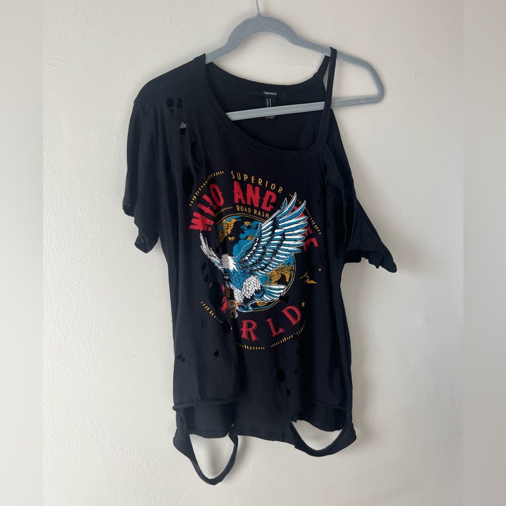 Forever 21 Distressed Top